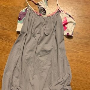 Lululemon tank top with bra